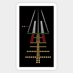 Airport Approach Lights Final Approach at night Magnet